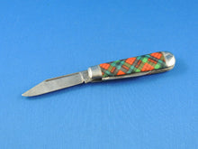 Load image into Gallery viewer, Knife - Vintage Richlands Sheffield England Tartan Pocket Knife
