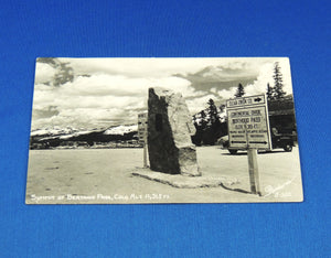 Postcard - Summit of Berthoud Pass