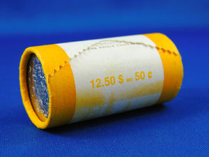 Coins and Currency - Uncirculated Roll - 50 Cent Canadian Coin - 2012