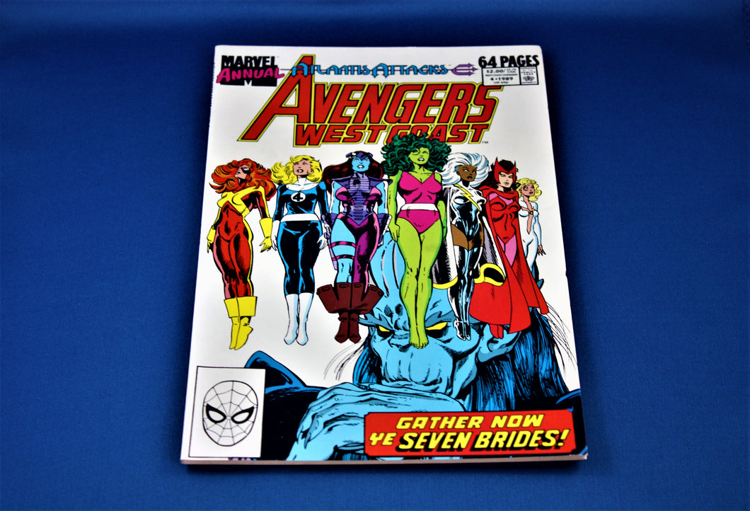 Marvel Comics - Annuals - Avengers West Coast - #4 - 1989