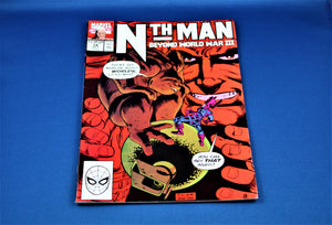 Marvel Comics - Nth Man, Beyond World War III - #14 - July 1990