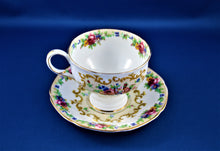 Charger l&#39;image dans la galerie, Tea Cup - Paragon - Double Warrant - Minuet - Fine Bone China Tea Cup and Matching Saucer.
