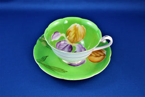 Tea Cup - Trimont China - Made in Occupied Japan - Fine Bone China Tea Cup and Matching Saucer.