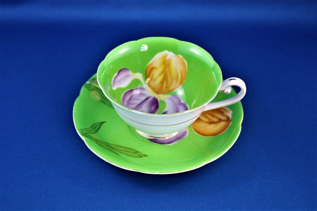 Tea Cup - Trimont China - Made in Occupied Japan - Fine Bone China Tea Cup and Matching Saucer.