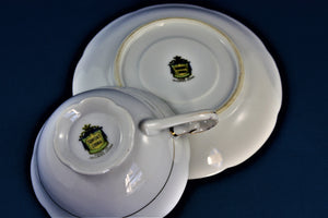 Tea Cup - Trimont China - Made in Occupied Japan - Fine Bone China Tea Cup and Matching Saucer.