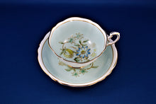 Charger l&#39;image dans la galerie, Tea Cup - Paragon - Double Warrant - Pale Blue Fine Bone China Tea Cup and Matching Saucer.
