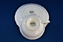 Charger l&#39;image dans la galerie, Tea Cup - Paragon - Double Warrant - Aqua Blue Fine Bone China Tea Cup and Matching Saucer
