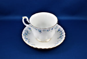 Tea Cup - Royal Albert - Memory Lane - Fine Bone China Tea Cup and Matching Saucer.