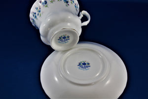 Tea Cup - Royal Albert - Memory Lane - Fine Bone China Tea Cup and Matching Saucer.