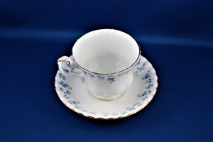 Tea Cup - Royal Albert - Memory Lane - Fine Bone China Tea Cup and Matching Saucer.