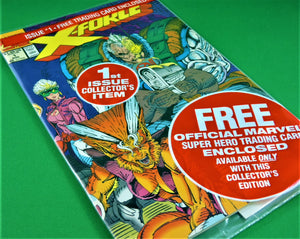 Marvel Comics - X-Force - #1 August 1991 - Issue #1 - Free Trading Card Enclosed