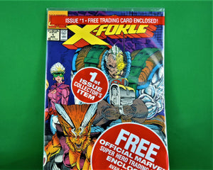 Marvel Comics - X-Force - #1 August 1991 - Issue #1 - Free Trading Card