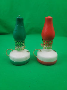 Christmas Novelties - Christmas Lantern Wax Candles (Pair)