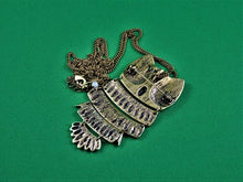 Load image into Gallery viewer, Jewelry - Necklace - Antique Bronze Alloy Foldable Owl
