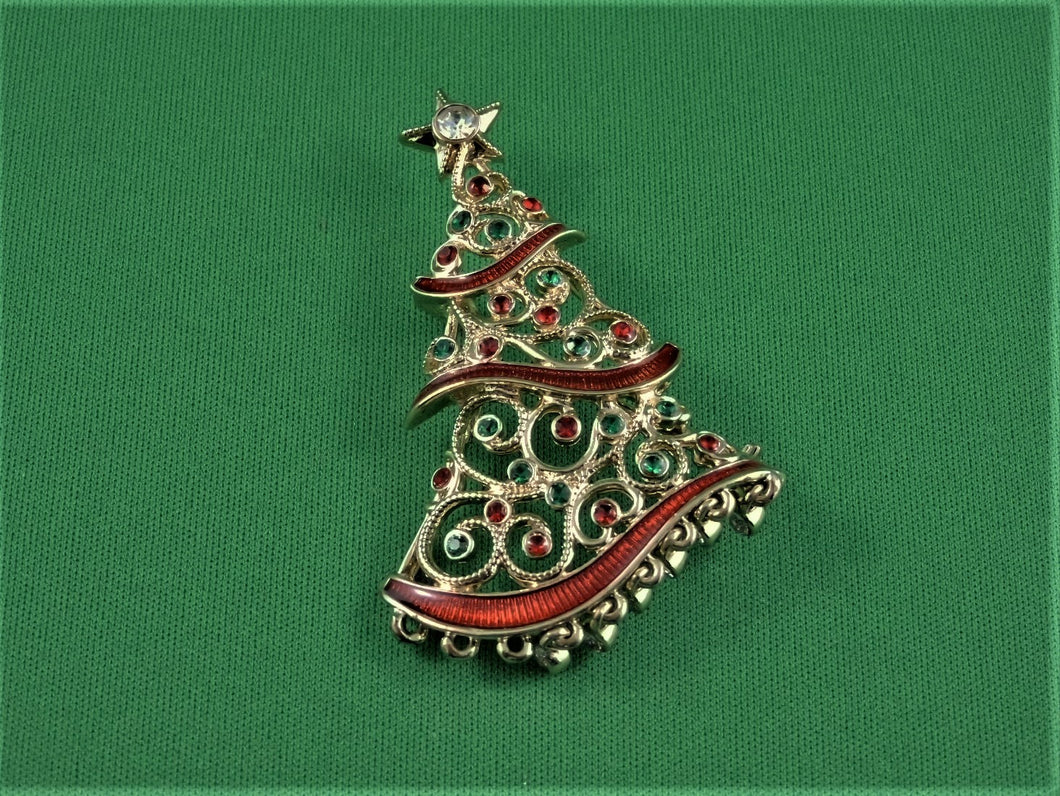 Jewelry - Brooch - Avon Christmas Tree 2016