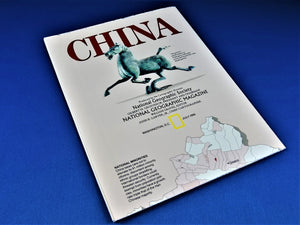 Magazine - National Geographic - Map - China - July 1991