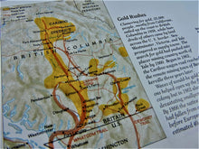 Charger l&#39;image dans la galerie, Magazine - National Geographic - Map - The Making of Canada - British Columbia - April 1992
