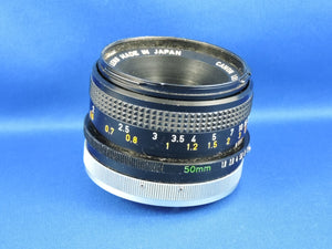 Cameras - Canon Lens FD 50mm 1:1.8 S.C.