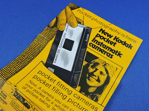 Cameras - Advertisement for New Kodak Pocket Instamatic Cameras