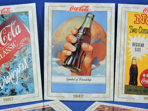 Coca-Cola Memorabilia - GTF - 1993 - Coca-Cola Collector Cards - #8, 50, 65, 92, and 93