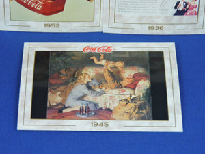 Coca-Cola Memorabilia - GTF - 1993 - Coca-Cola Collector Cards - #4, 36, 47, 53, and 63