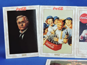 Coca-Cola Memorabilia - GTF - 1993 - Coca-Cola Collector Cards - #4, 36, 47, 53, and 63