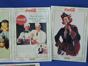 Coca-Cola Memorabilia - GTF - 1993 - Coca-Cola Collector Cards - #4, 36, 47, 53, and 63