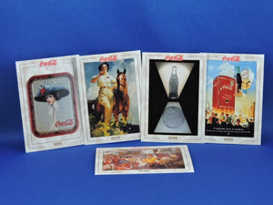 Coca-Cola Memorabilia - GTF - 1993 - Coca-Cola Collector Cards - #16, 38, 46, 51, and 55