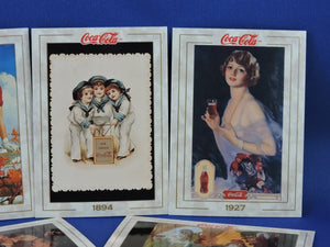 Coca-Cola Memorabilia - GTF - 1993 - Coca-Cola Collector Cards - #6, 27, 39, 44, and 49