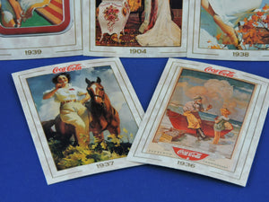 Coca-Cola Memorabilia - GTF - 1993 - Coca-Cola Collector Cards - #10, 37, 38, 39, and 40