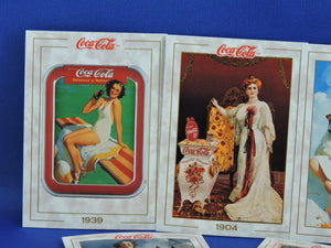 Coca-Cola Memorabilia - GTF - 1993 - Coca-Cola Collector Cards - #10, 37, 38, 39, and 40