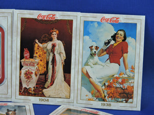 Coca-Cola Memorabilia - GTF - 1993 - Coca-Cola Collector Cards - #10, 37, 38, 39, and 40