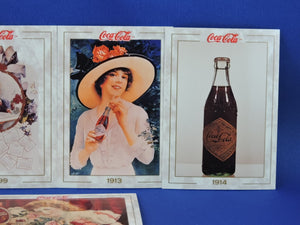 Coca-Cola Memorabilia - GTF - 1993 - Coca-Cola Collector Cards - #7, 6, 8, 19, and 20