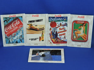 Coca-Cola Memorabilia - GTF - 1993 - Coca-Cola Collector Cards - #40, 64, 82, 93, and 99