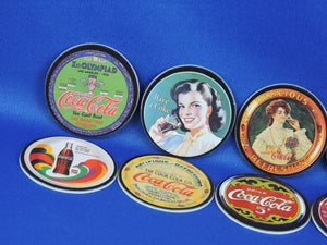 Coca-Cola Memorabilia - GTF - Coca-Cola "Coke Cap" - Series 1 - Complete Set of 8