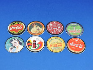 Coca-Cola Memorabilia - GTF - Coca-Cola "Coke Cap" - Series 1 - Complete Set of 8