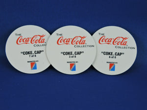 Coca-Cola Memorabilia - GTF - Coca-Cola Collection - Series 1 - "Coke Cap" - #3, 6 and 7