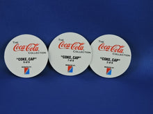 Charger l&#39;image dans la galerie, Coca-Cola Memorabilia - GTF - Coca-Cola Collection - Series 1 - &quot;Coke Cap&quot; - #2, 6 and 7
