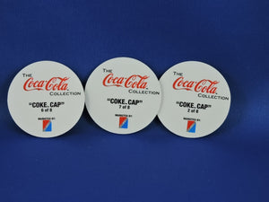 Coca-Cola Memorabilia - GTF - Coca-Cola Collection - Series 1 - "Coke Cap" - #2, 6 and 7