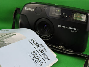 Cameras - Canon Sure Shot Date - Prima Twin - 28/48mm