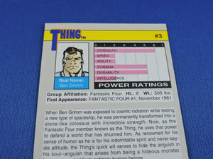 Marvel Collector Cards - 1991 Marvel Universe Series 2 - #3 Thing