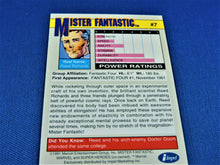 Load image into Gallery viewer, Marvel Collector Cards - 1991 Marvel Universe Series 2 - #7 Mister Fantastic
