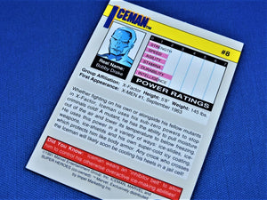 Marvel Collector Cards - 1991 Marvel Universe Series 2 - #8 Iceman