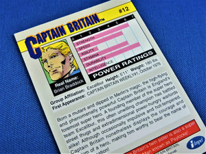 Marvel Collector Cards - 1991 Marvel Universe Series 2 - #12 Captain Britain