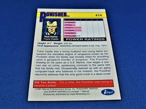 Marvel Collector Cards - 1991 Marvel Universe Series 2 - #14 Punisher