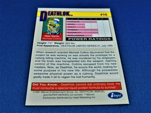 Marvel Collector Cards - 1991 Marvel Universe Series 2 - #16 Deathlok