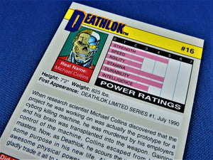 Marvel Collector Cards - 1991 Marvel Universe Series 2 - #16 Deathlok