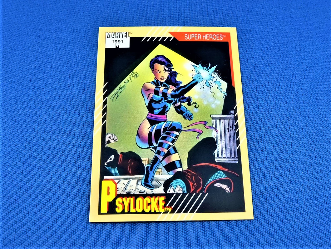 Marvel Collector Cards - 1991 Marvel Universe Series 2 - #18 Psylocke