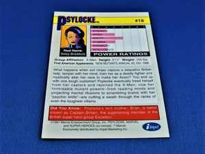 Marvel Collector Cards - 1991 Marvel Universe Series 2 - #18 Psylocke