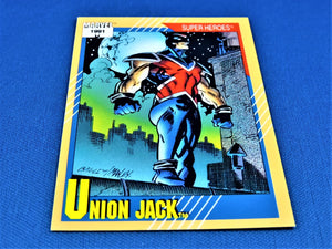 Marvel Collector Cards - 1991 Marvel Universe Series 2 - #24 Union Jack